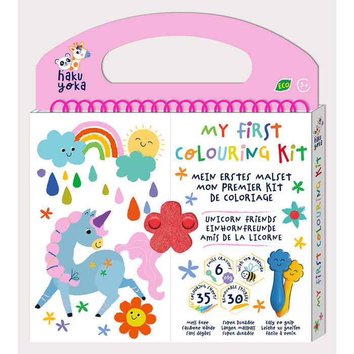 Yookidoo - Haku Yoka My First Colouring Kit (6Pcs/Display-3 Asst)