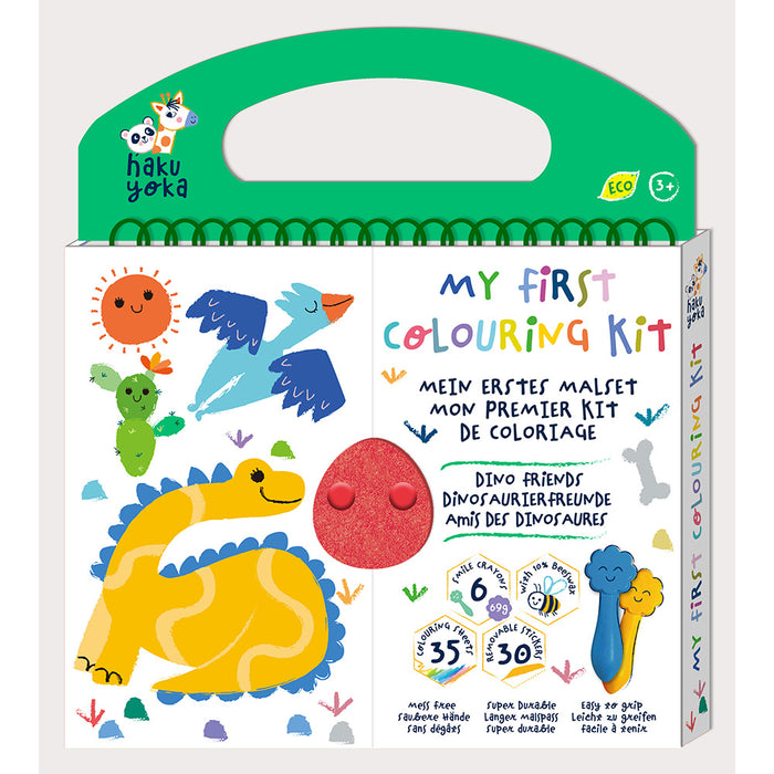 Yookidoo - Haku Yoka My First Colouring Kit (6Pcs/Display-3 Asst)