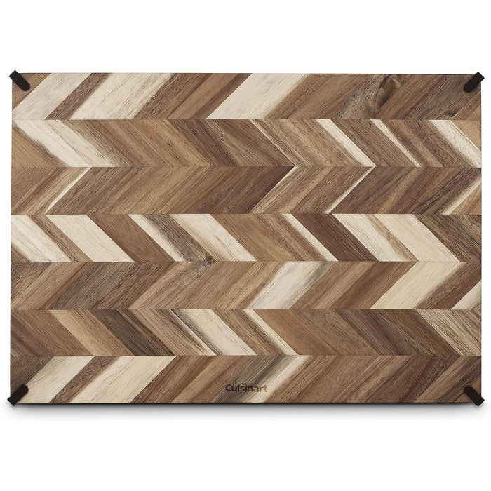 Cuisinart - Acacia Herringbone Cutting Board (12"x7")