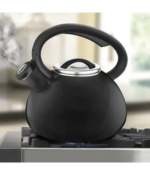 Cuisinart - Enameled Tea Kettle, Black (19 L)