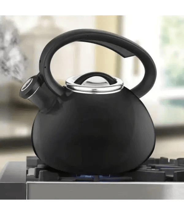 Cuisinart - Enameled Tea Kettle, Black (19 L)