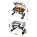 Cuisinart - Petite Gourmet Portable Tabletop Gas Grill - Silver