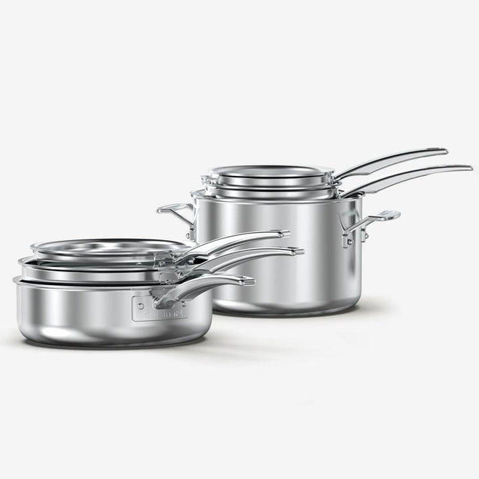 Cuisinart - Stainless Steel Nesting Cookware Set (11-piece)