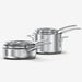 Cuisinart - Stainless Steel Nesting Cookware Set (11-piece)