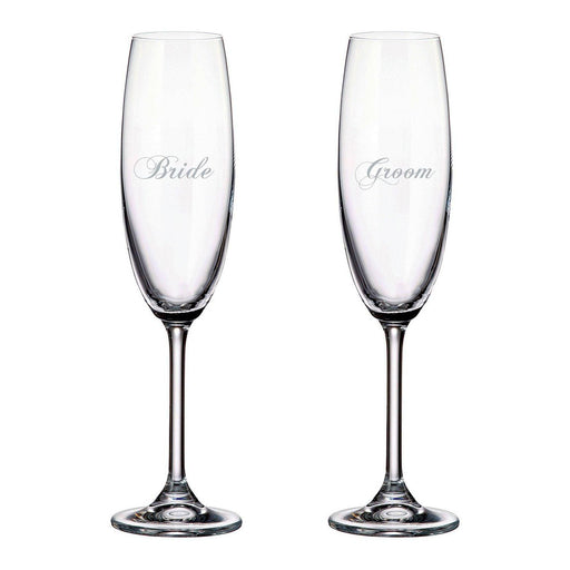 Cuisivin - Bride & Groom Champagne Flute Set - Limolin 
