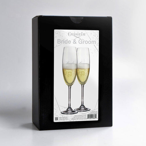 Cuisivin - Bride & Groom Champagne Flute Set - Limolin 