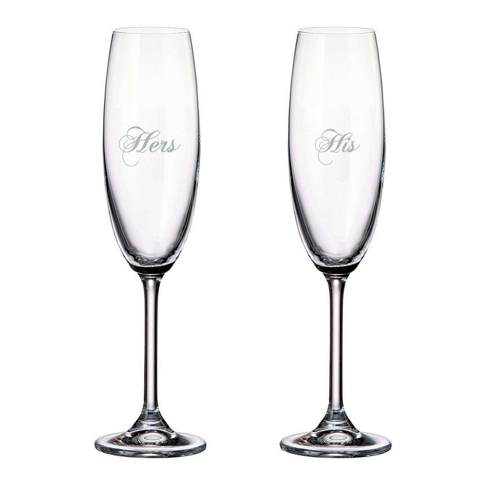 Cuisivin - His & Hers Champagne Flute Set - Limolin 