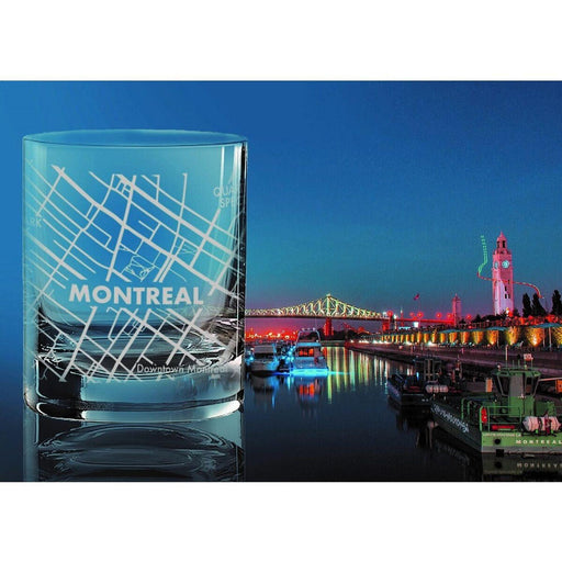Cuisivin - Montreal Map Whisky Glass - Limolin 