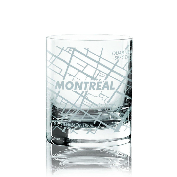 Cuisivin - Montreal Map Whisky Glass - Limolin 