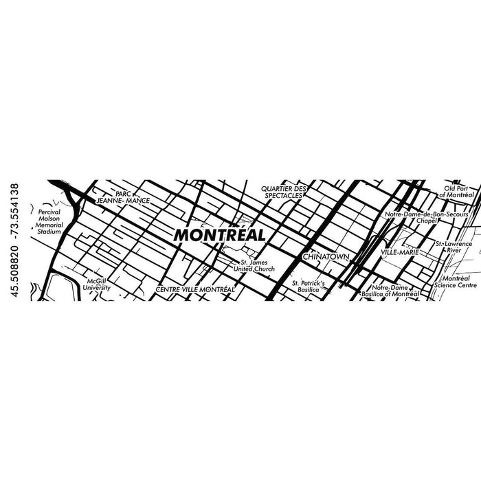 Cuisivin - Montreal Map Whisky Glass - Limolin 