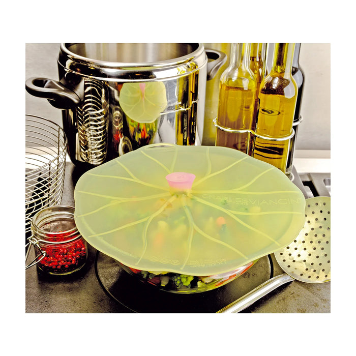 Charles Viancin - FLORAL LILYPAD Silicone Lid 23cm/9"