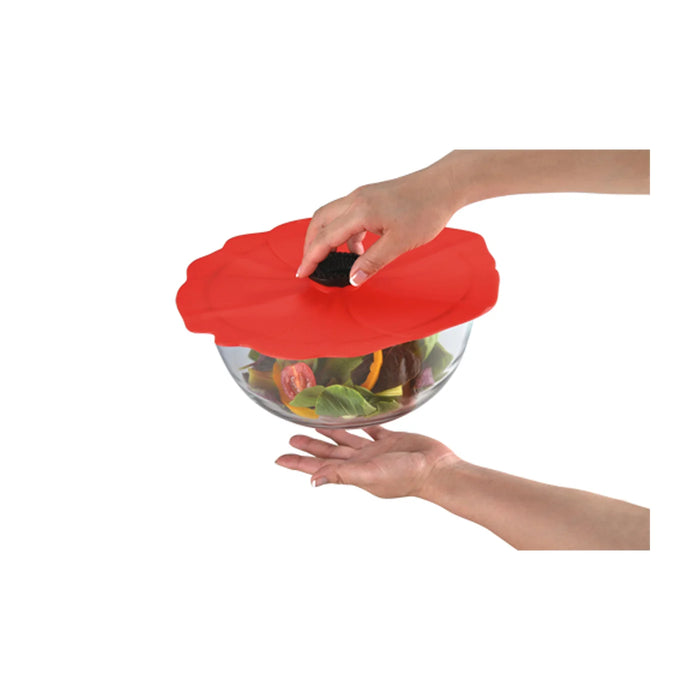 Charles Viancin - FLORAL POPPY Silicone Lid 20cm/8"