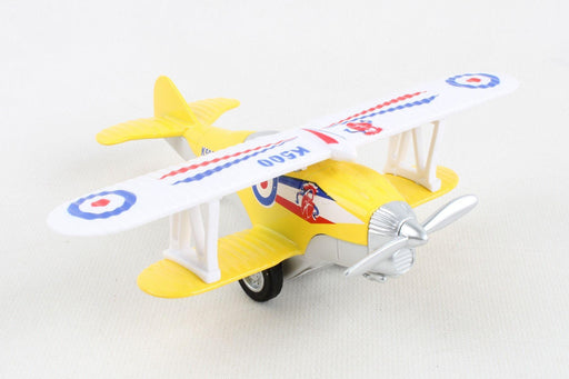 Daron - Fancy Flight Pullback Biplane (12-Pieces)