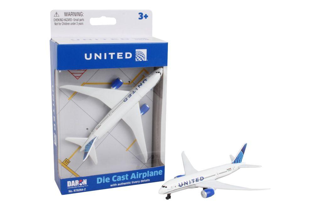 Daron United Airlines Single Plane