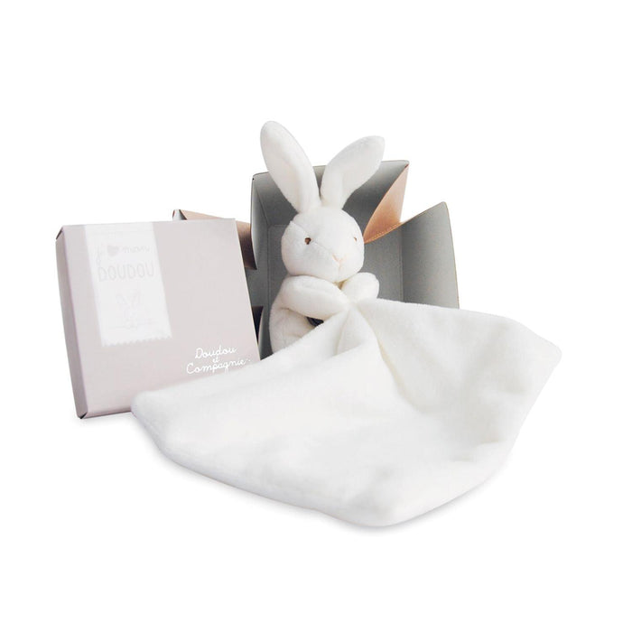 Doudou - White Rabbit Doudouin Floral Box 10Cm - Limolin 