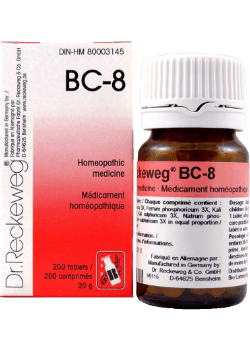 Dr Reckeweg - BC-8 - 200 tablets/comprimes - 20 g