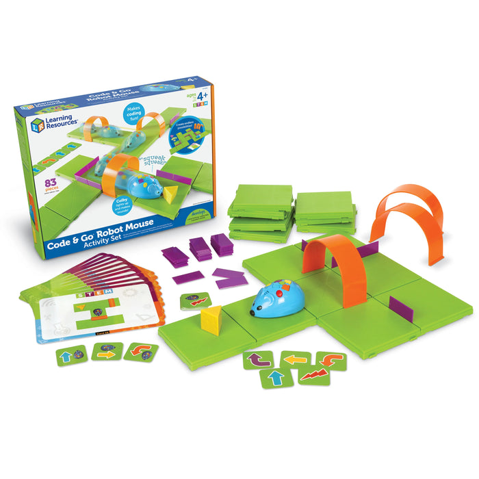 Learning Resources - Stem Robot Mouse Coding Activity Set