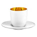 Eisch - Cosmo Espresso with saucer in gift tube - White - Limolin 