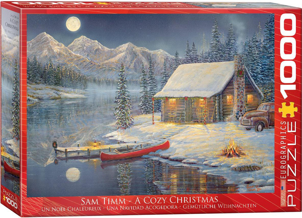 Eurographics - A Cozy Christmas By Sam Timm (1000-Piece Puzzle) - Limolin 