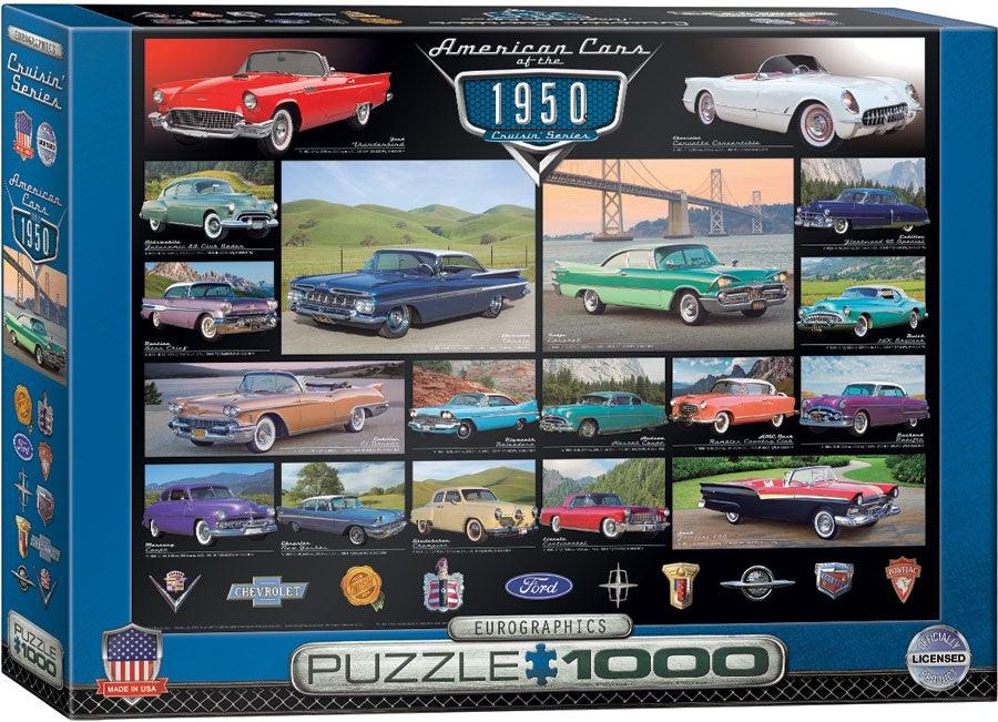 Eurographics - American Cars Of The 1950S (1000-Piece Puzzle) - Limolin 