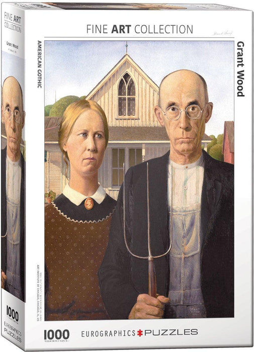 Eurographics - American Gothic By Grant Wood (1000-Piece Puzzle) - Limolin 
