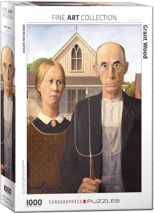 Eurographics - American Gothic By Grant Wood (1000-Piece Puzzle) - Limolin 