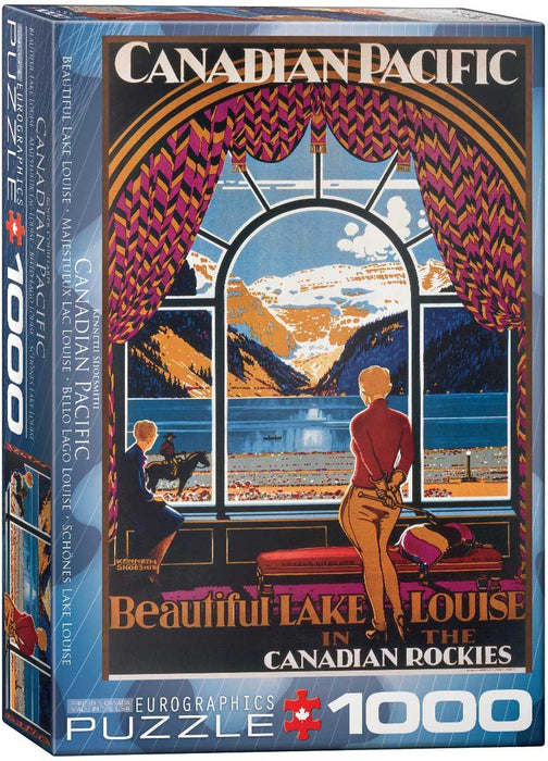 Eurographics - Beautiful Lake Louise By Kenneth Shoesmith (1000-Piece Puzzle) - Limolin 