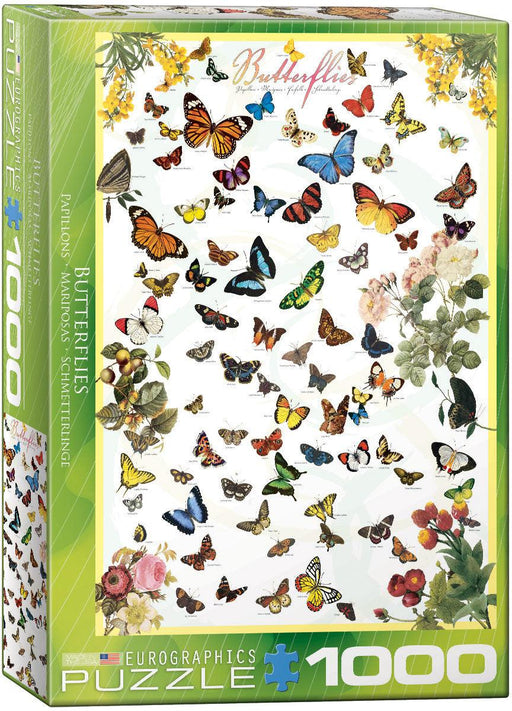 Eurographics - Butterflies (1000-Piece Puzzle) - Limolin 
