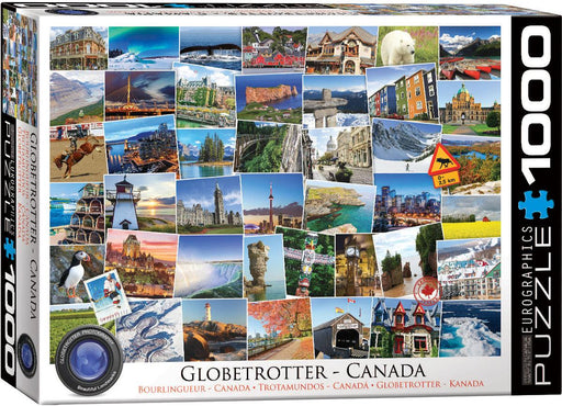 Eurographics - Canada - Globetrotter (1000-Piece Puzzle) - Limolin 