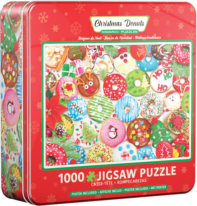 Eurographics - Christmas Donuts - Tin (1000-Piece Puzzle) - Limolin 