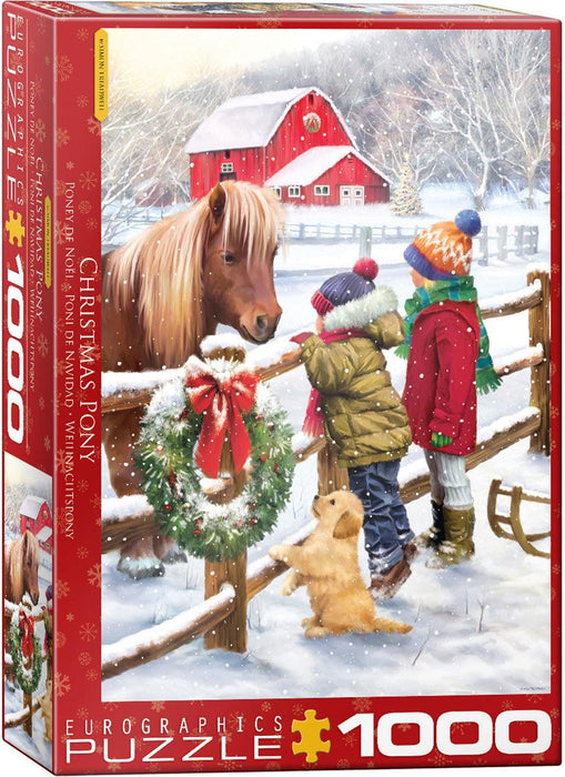 Eurographics - Christmas Pony By Simon Treadwell (1000-Piece Puzzle) - Limolin 
