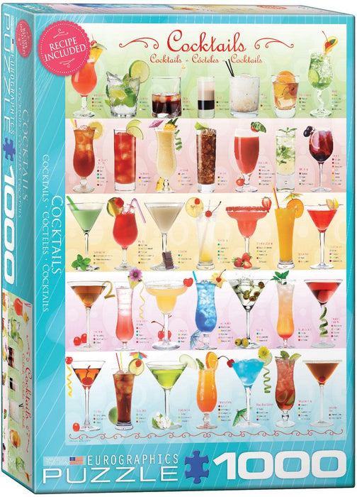 Eurographics - Cocktails (1000-Piece Puzzle) - Limolin 