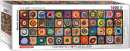 Eurographics - Color Squares Panorama Expanding Upon The Work By Wassily Kandinsky (1000-Piece Puzzle) - Limolin 