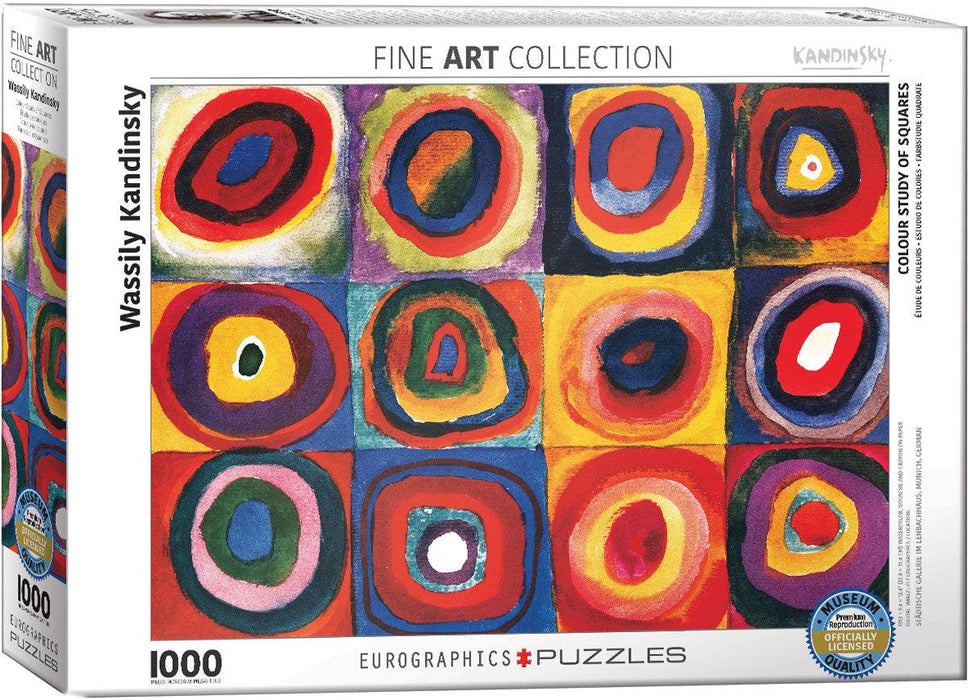 Eurographics - Colour Study Of Squares (1000-Piece Puzzle) - Limolin 