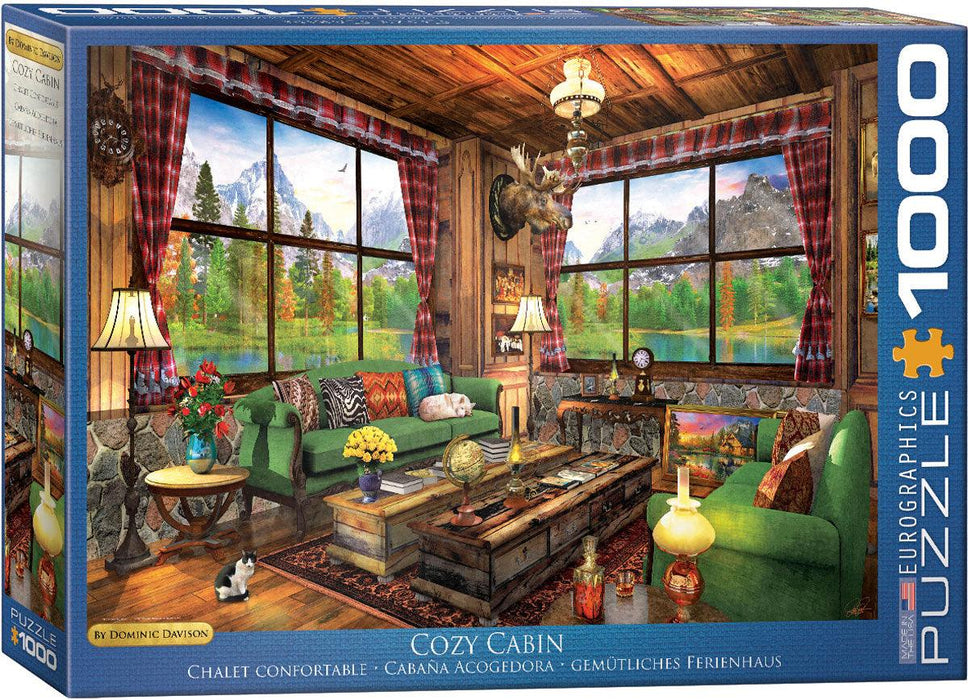 Eurographics - Cozy Cabin By Dominic Davison (1000-Piece Puzzle) - Limolin 
