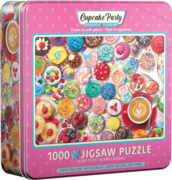 Eurographics - Cupcake Party - Tin (1000-Piece Puzzle) - Limolin 