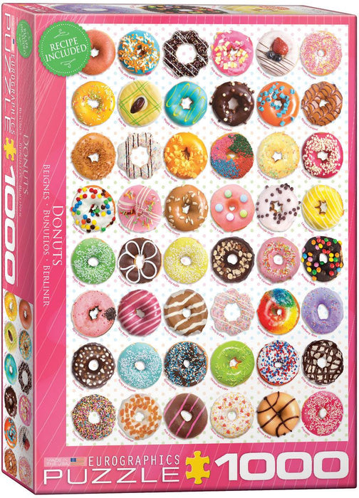 Eurographics - Donuts Tops (1000-Piece Puzzle) - Limolin 