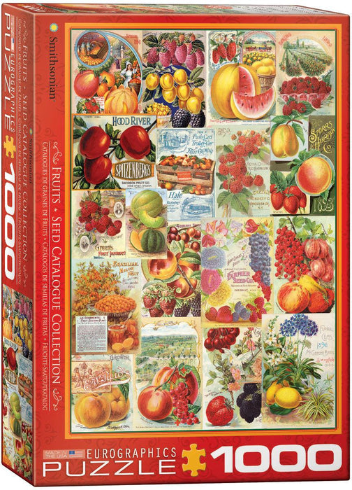 Eurographics - Fruit Seed Catalog Covers (1000-Piece Puzzle) - Limolin 