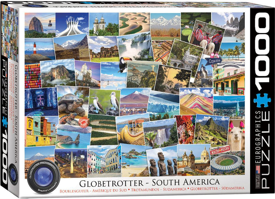 Eurographics - Globetrotter South America (1000-Piece Puzzle) - Limolin 