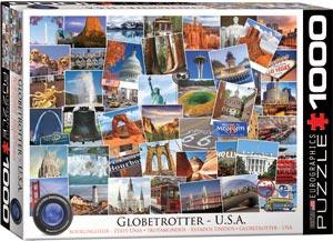 Eurographics - Globetrotter Usa (1000-Piece Puzzle) - Limolin 