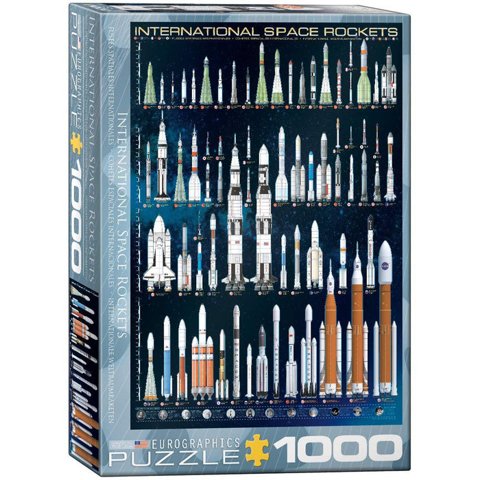 Eurographics - international Space Rockets (1000-Piece Puzzle) - Limolin 
