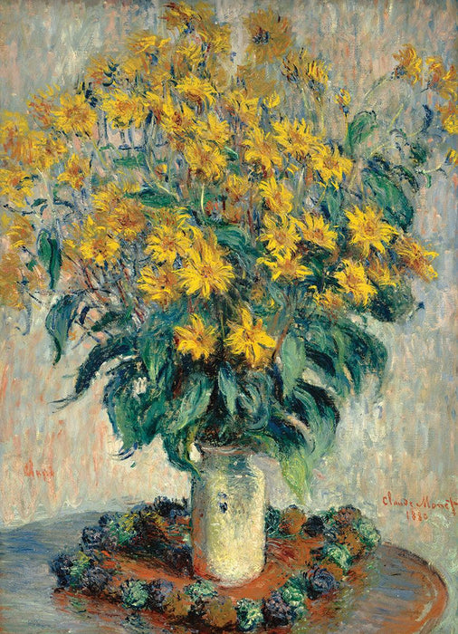 Eurographics - Jerusalem Artichoke Flowers By Claude Monet (1000-Piece Puzzle)