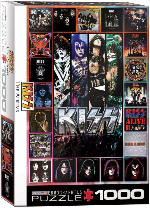 Eurographics - Kiss The Albums (1000-Piece Puzzle) - Limolin 