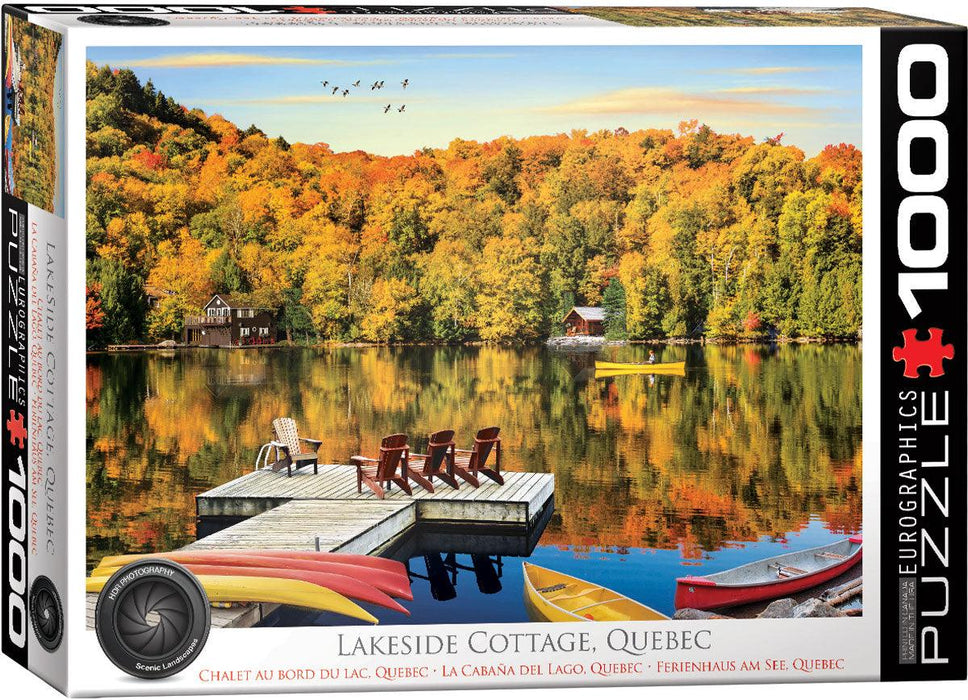 Eurographics - Lakeside Cottage Quebec (1000-Piece Puzzle) - Limolin 