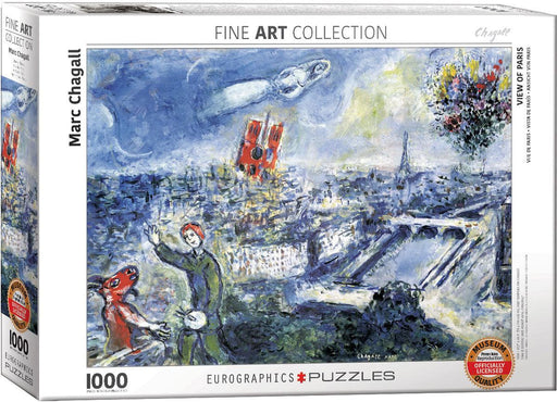 Eurographics - Le Bouquet De Paris By Chagall (1000-Piece Puzzle) - Limolin 