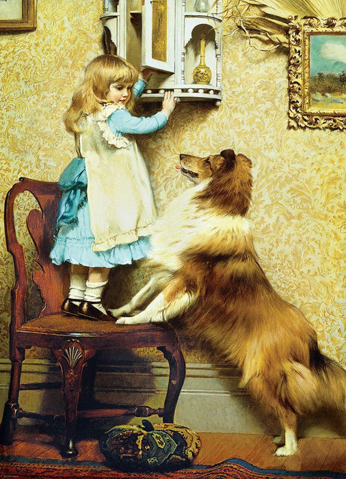 Eurographics - Little Girl And Her Sheltie By Charles Barber (1000-Piece Puzzle)