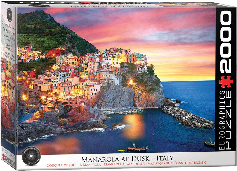 Eurographics - Manarola At Dusk Italy (2000-Piece Puzzle) - Limolin 