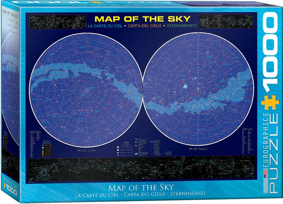 Eurographics - Map Of The Sky (1000-Piece Puzzle)
