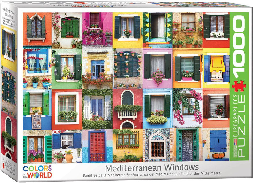Eurographics - Mediterranean Windows (1000-Piece Puzzle) - Limolin 