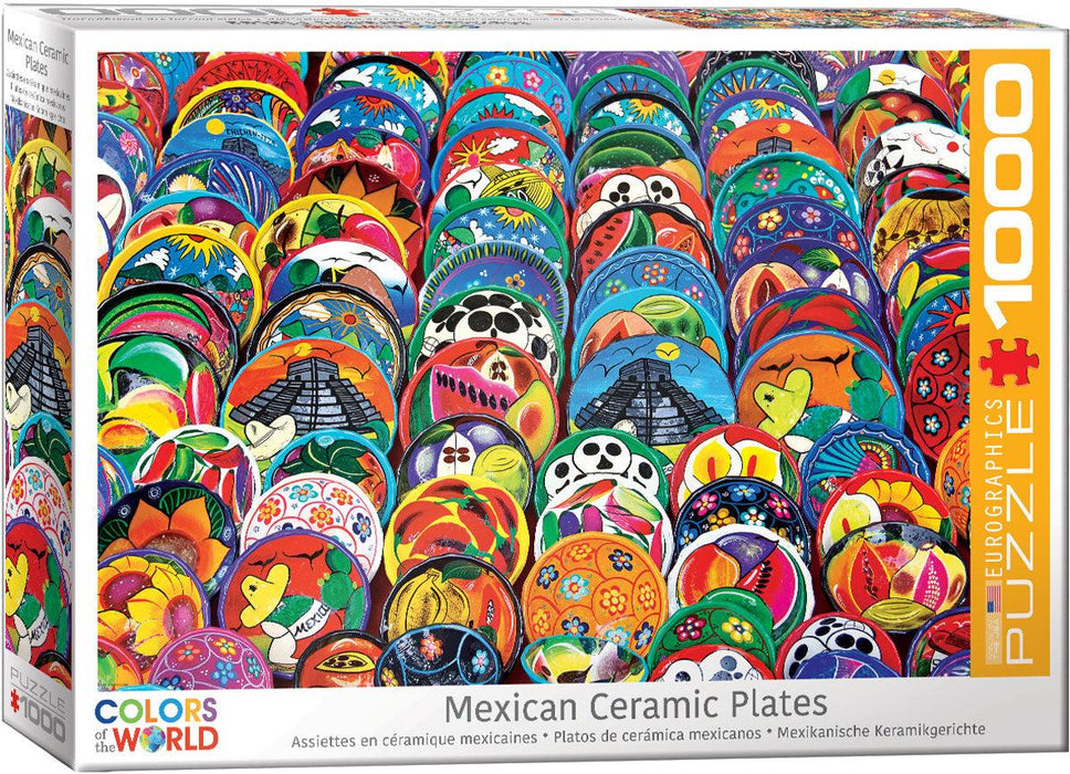 Eurographics - Mexican Ceramic Plates (1000-Piece Puzzle) - Limolin 